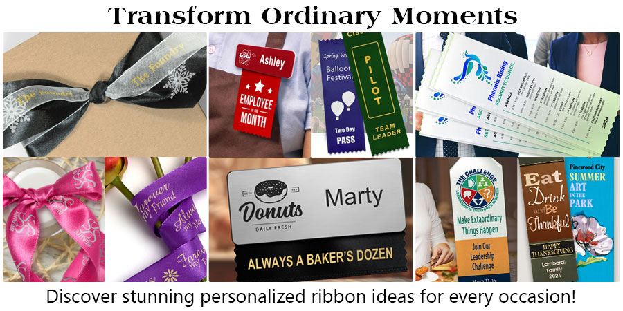 Transform ordinary moments and discover stunning personalized ribbon ideas for every occasion.