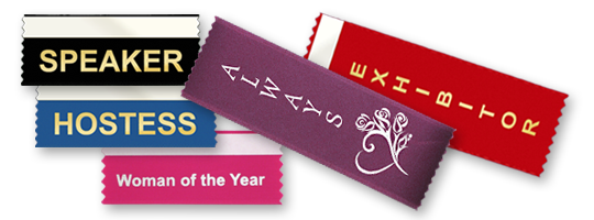 personalized ribbons and tags