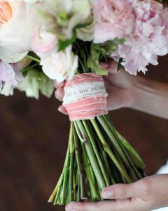 How to Tie Ribbon onto a Floral Bouquet